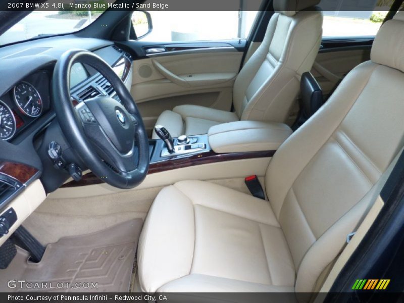  2007 X5 4.8i Sand Beige Interior