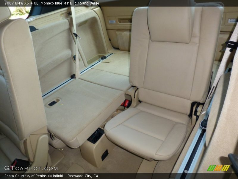 Monaco Blue Metallic / Sand Beige 2007 BMW X5 4.8i