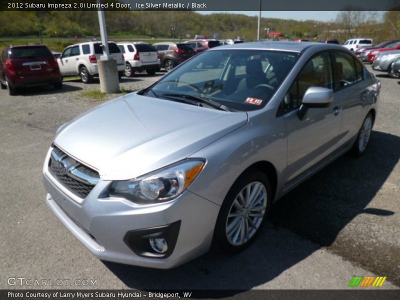 Ice Silver Metallic / Black 2012 Subaru Impreza 2.0i Limited 4 Door