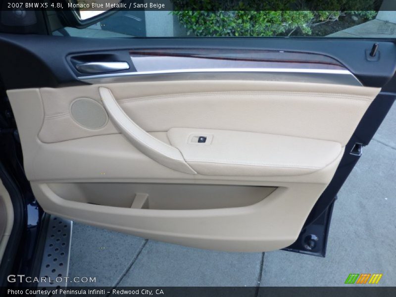 Monaco Blue Metallic / Sand Beige 2007 BMW X5 4.8i
