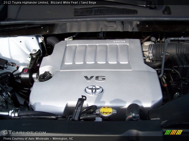 Blizzard White Pearl / Sand Beige 2012 Toyota Highlander Limited