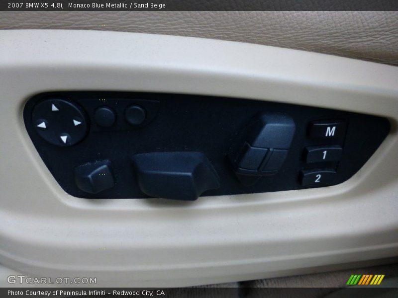 Monaco Blue Metallic / Sand Beige 2007 BMW X5 4.8i