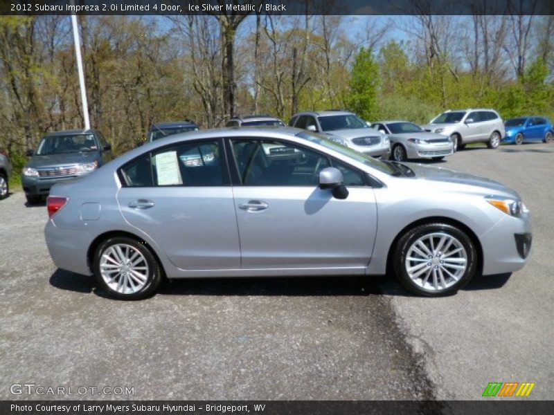 Ice Silver Metallic / Black 2012 Subaru Impreza 2.0i Limited 4 Door