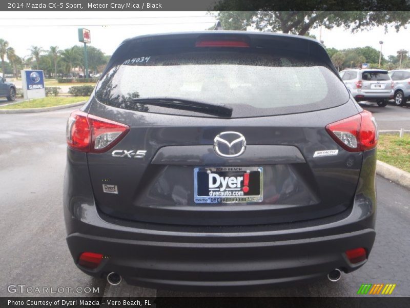 Meteor Gray Mica / Black 2014 Mazda CX-5 Sport