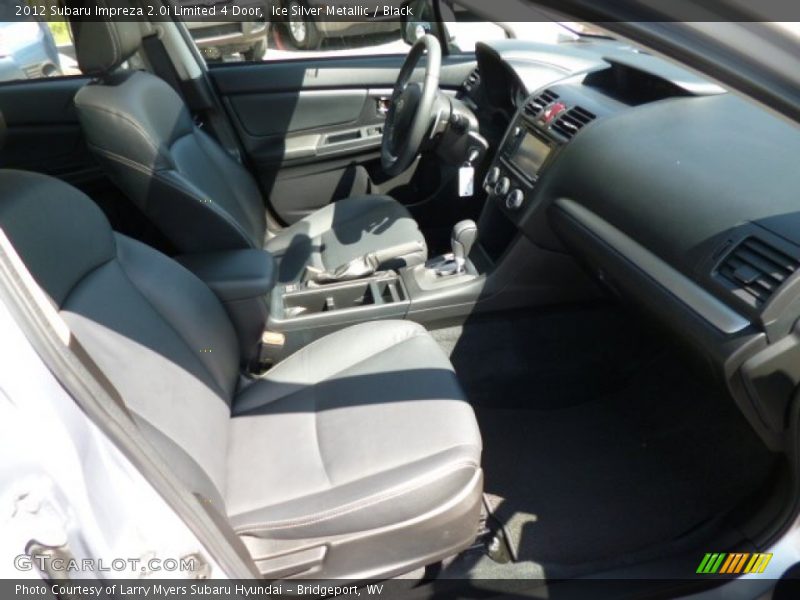 Ice Silver Metallic / Black 2012 Subaru Impreza 2.0i Limited 4 Door