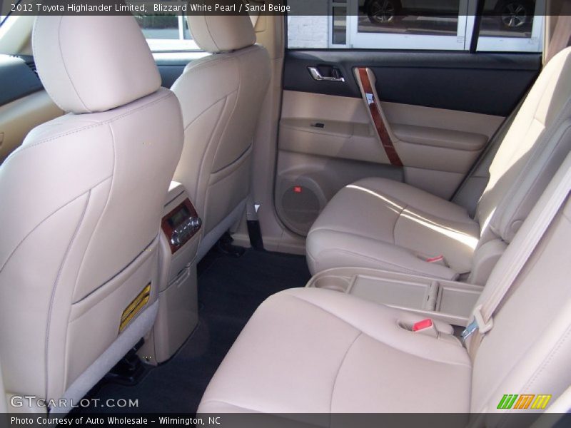 Blizzard White Pearl / Sand Beige 2012 Toyota Highlander Limited