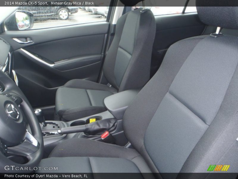 Meteor Gray Mica / Black 2014 Mazda CX-5 Sport