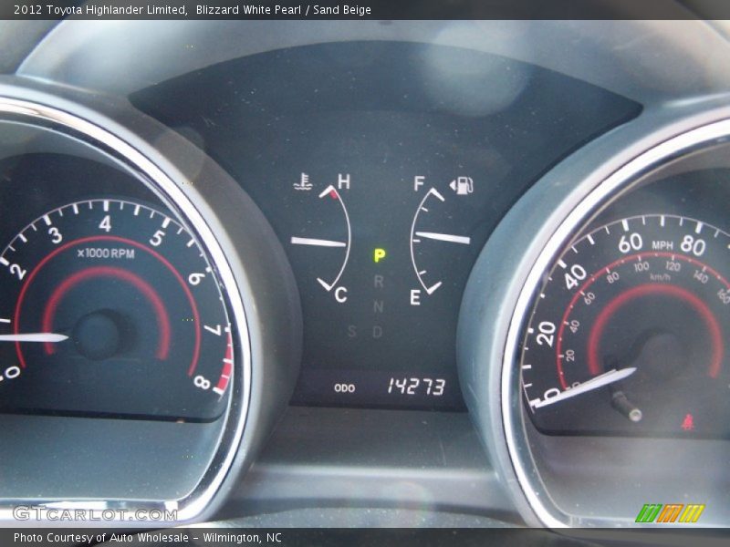 Blizzard White Pearl / Sand Beige 2012 Toyota Highlander Limited