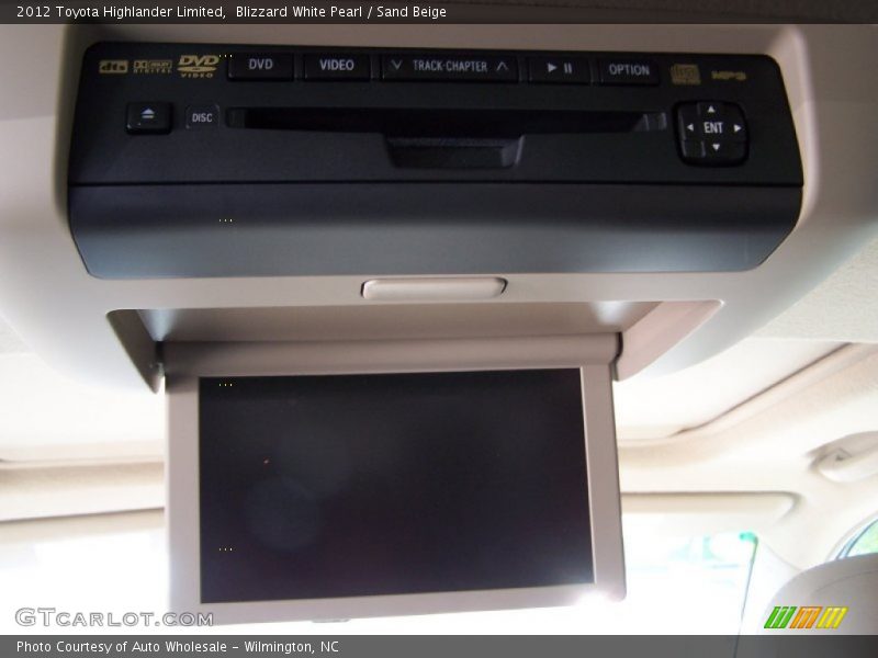 Blizzard White Pearl / Sand Beige 2012 Toyota Highlander Limited