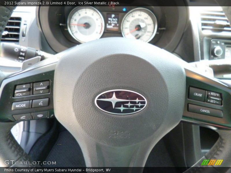 Ice Silver Metallic / Black 2012 Subaru Impreza 2.0i Limited 4 Door