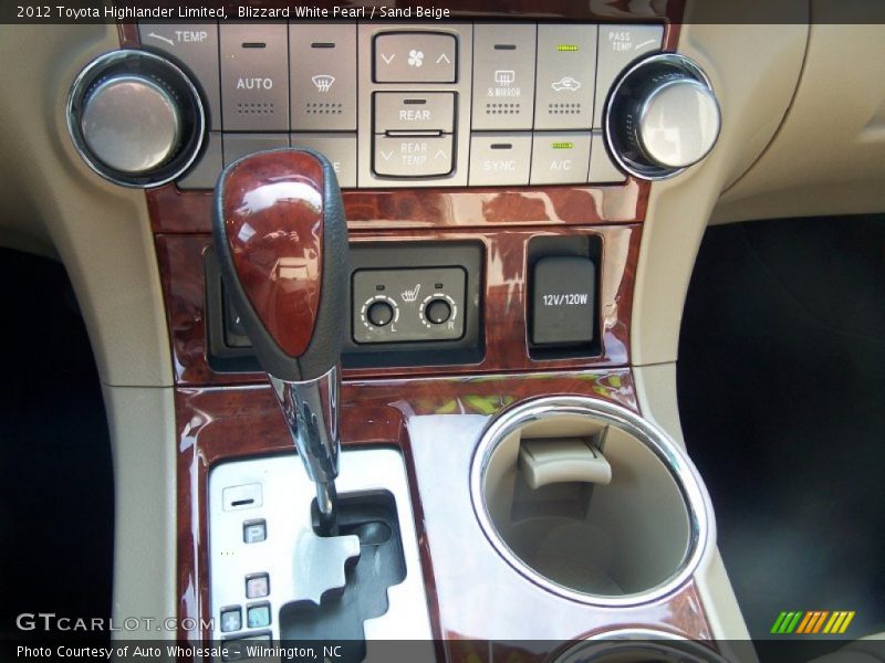 Blizzard White Pearl / Sand Beige 2012 Toyota Highlander Limited