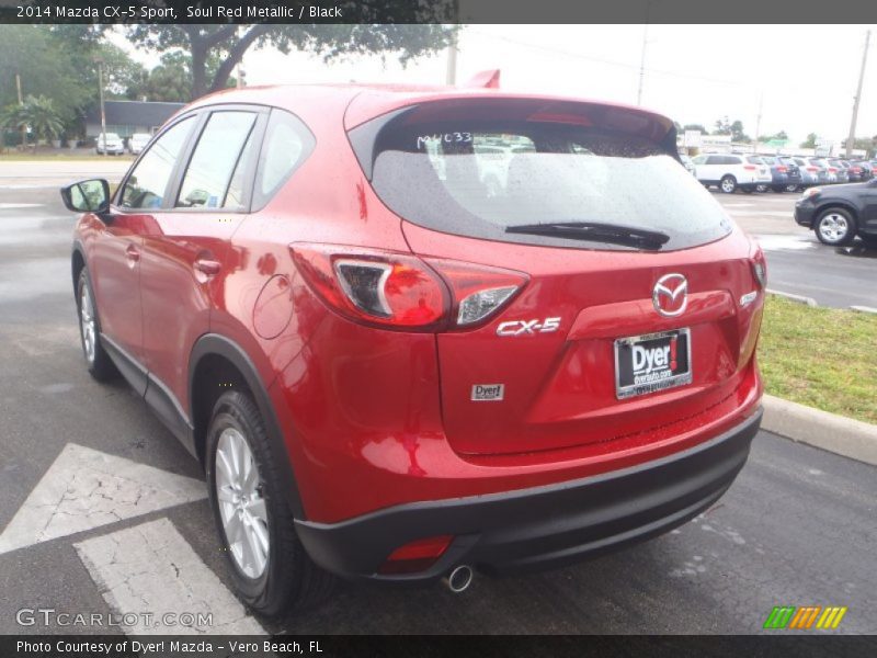 Soul Red Metallic / Black 2014 Mazda CX-5 Sport