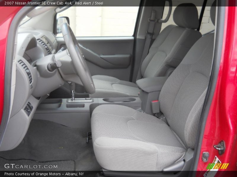  2007 Frontier SE Crew Cab 4x4 Steel Interior