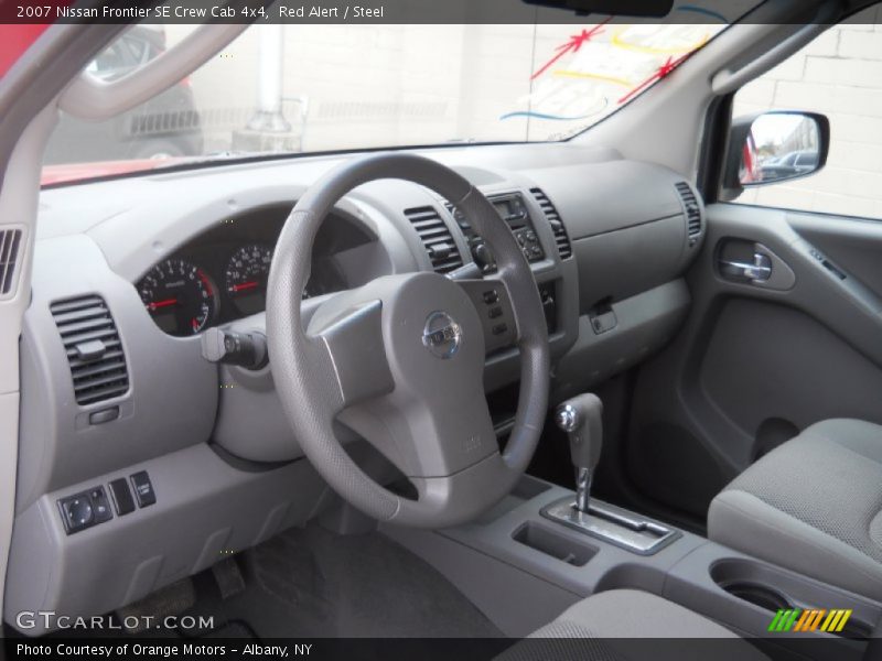 Red Alert / Steel 2007 Nissan Frontier SE Crew Cab 4x4