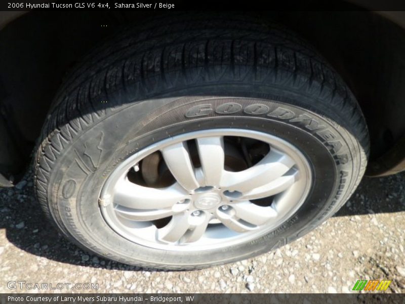 Sahara Silver / Beige 2006 Hyundai Tucson GLS V6 4x4