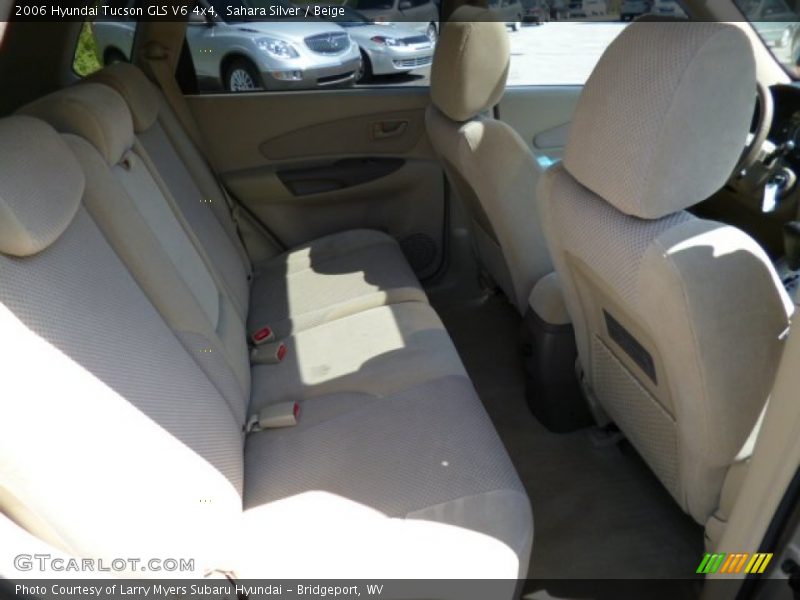 Sahara Silver / Beige 2006 Hyundai Tucson GLS V6 4x4