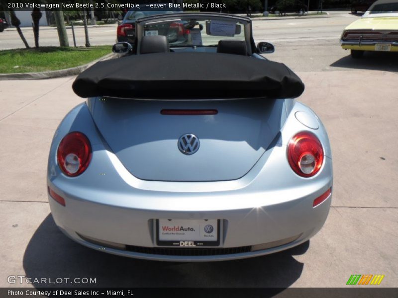 Heaven Blue Metallic / Black 2010 Volkswagen New Beetle 2.5 Convertible