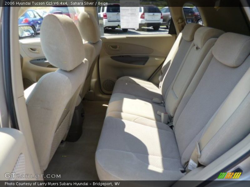 Rear Seat of 2006 Tucson GLS V6 4x4