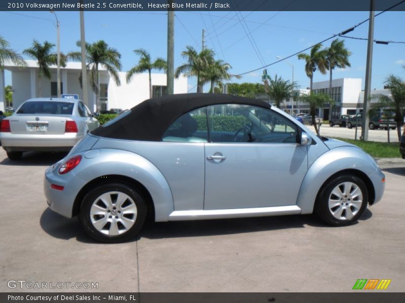 Heaven Blue Metallic / Black 2010 Volkswagen New Beetle 2.5 Convertible
