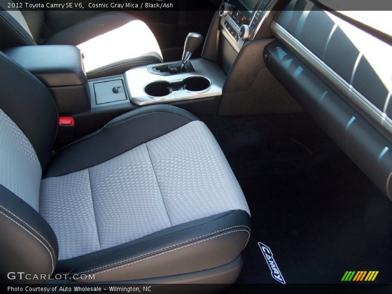Cosmic Gray Mica / Black/Ash 2012 Toyota Camry SE V6