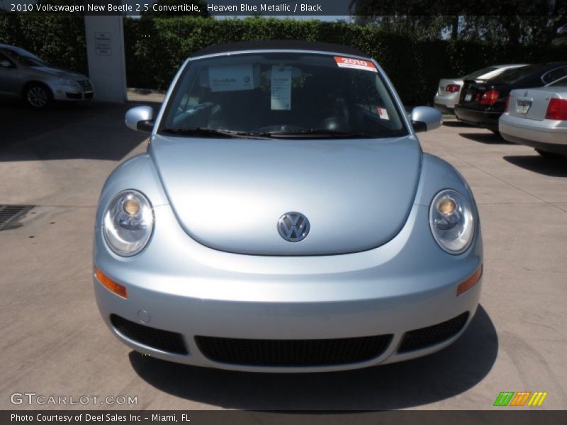 Heaven Blue Metallic / Black 2010 Volkswagen New Beetle 2.5 Convertible