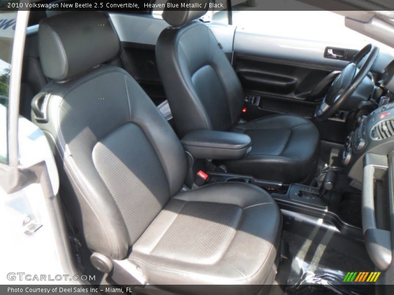 Heaven Blue Metallic / Black 2010 Volkswagen New Beetle 2.5 Convertible