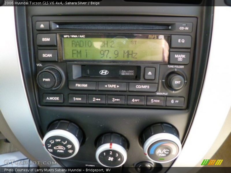 Controls of 2006 Tucson GLS V6 4x4