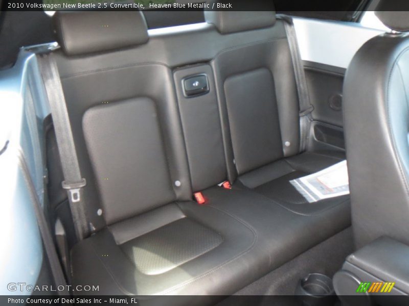 Rear Seat of 2010 New Beetle 2.5 Convertible
