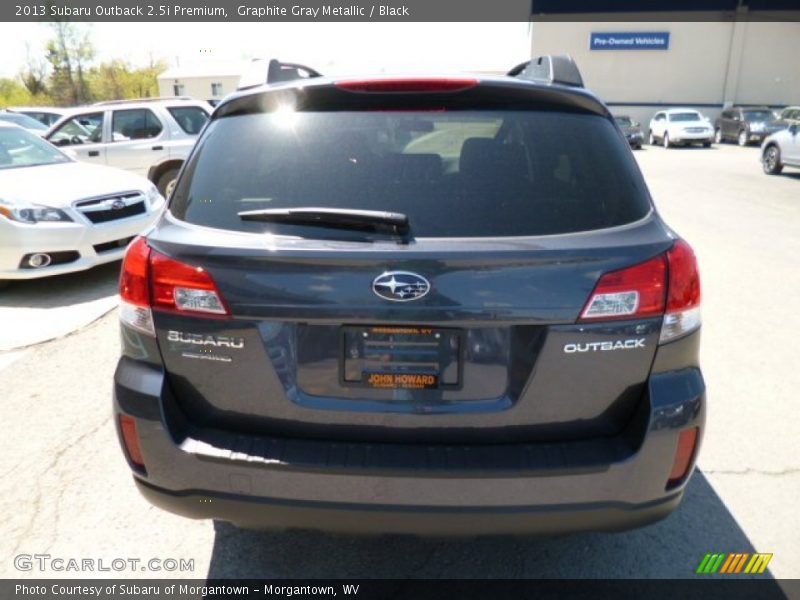 Graphite Gray Metallic / Black 2013 Subaru Outback 2.5i Premium