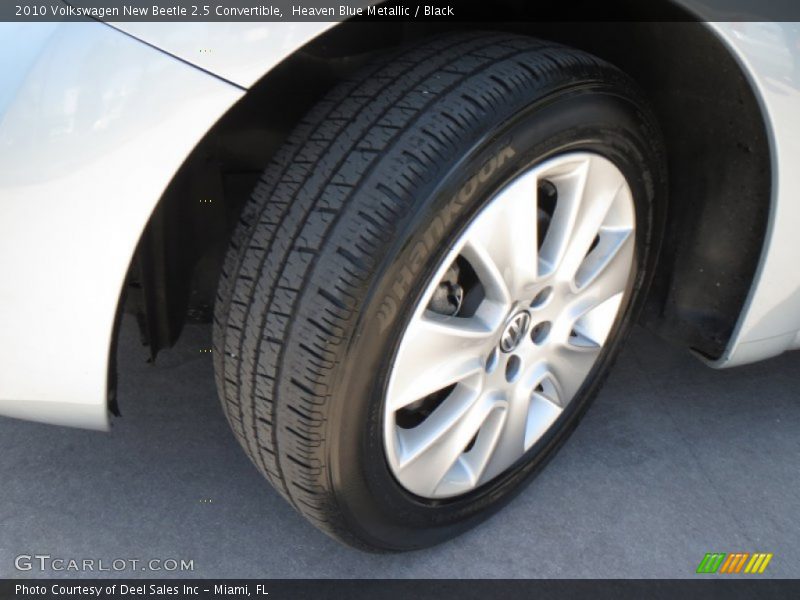 Heaven Blue Metallic / Black 2010 Volkswagen New Beetle 2.5 Convertible