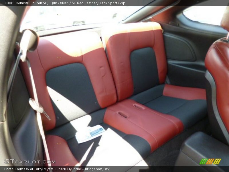 Rear Seat of 2008 Tiburon SE