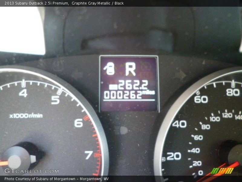Graphite Gray Metallic / Black 2013 Subaru Outback 2.5i Premium