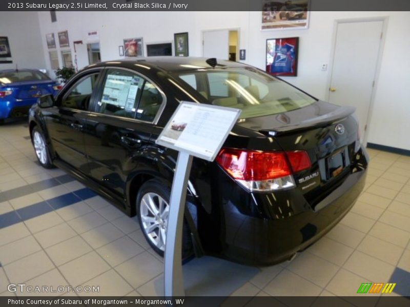 Crystal Black Silica / Ivory 2013 Subaru Legacy 2.5i Limited