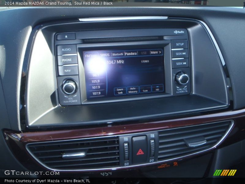 Soul Red Mica / Black 2014 Mazda MAZDA6 Grand Touring