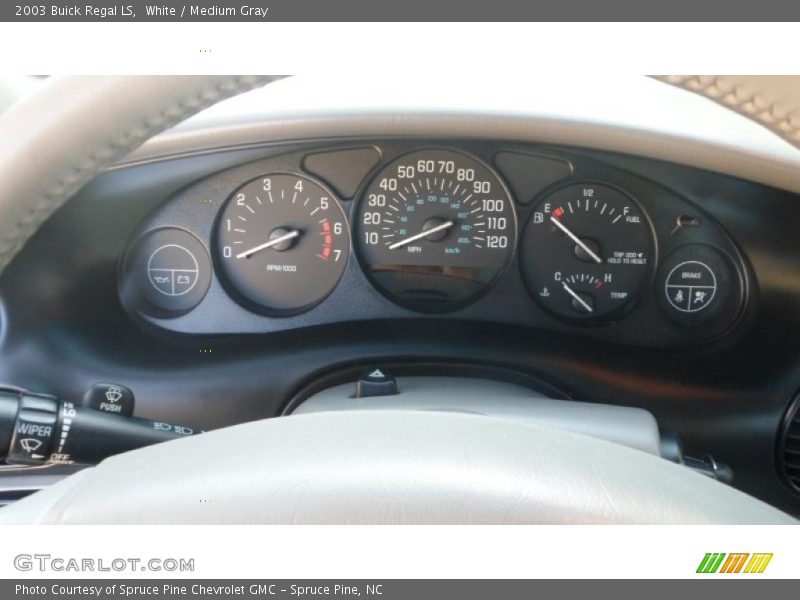 White / Medium Gray 2003 Buick Regal LS