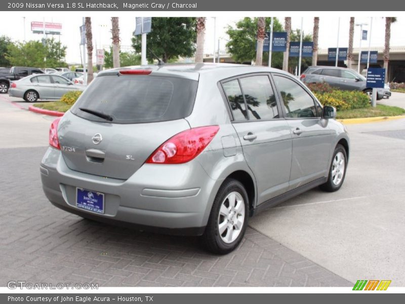 Magnetic Gray / Charcoal 2009 Nissan Versa 1.8 SL Hatchback