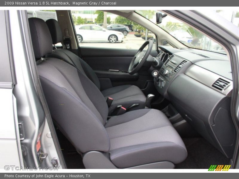 Magnetic Gray / Charcoal 2009 Nissan Versa 1.8 SL Hatchback