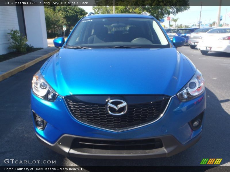 Sky Blue Mica / Black 2014 Mazda CX-5 Touring