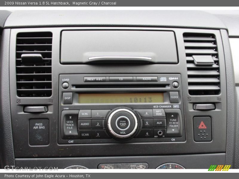 Magnetic Gray / Charcoal 2009 Nissan Versa 1.8 SL Hatchback