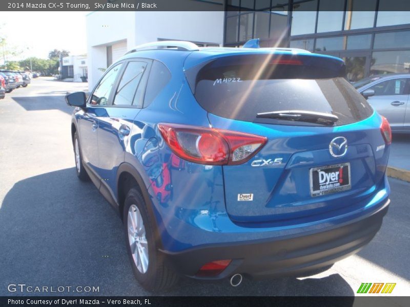 Sky Blue Mica / Black 2014 Mazda CX-5 Touring