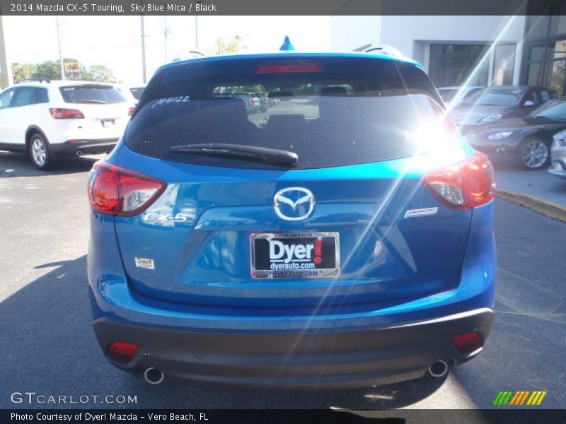 Sky Blue Mica / Black 2014 Mazda CX-5 Touring