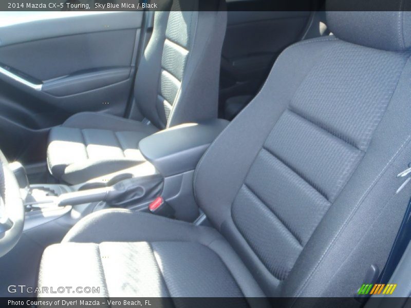 Sky Blue Mica / Black 2014 Mazda CX-5 Touring