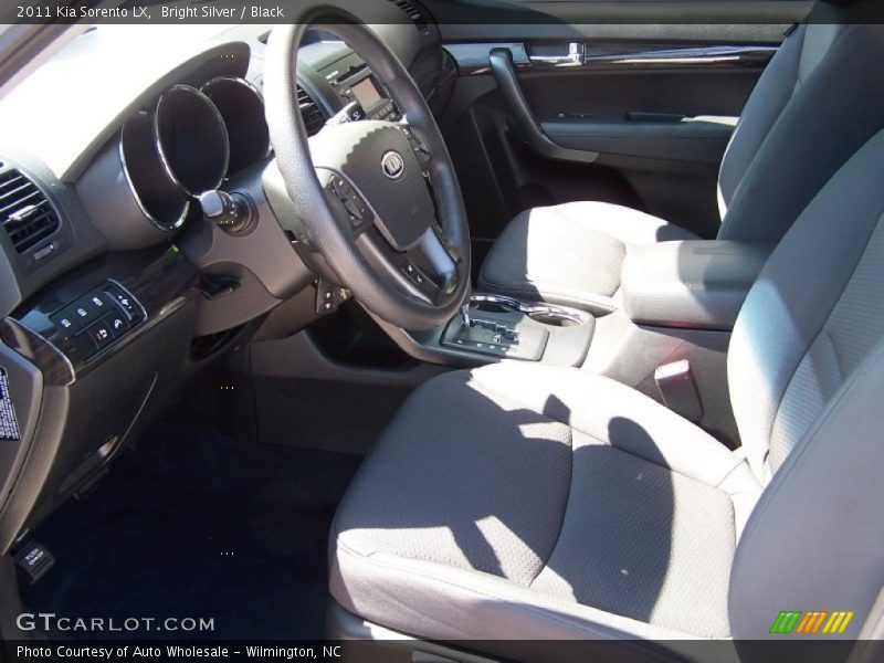 Bright Silver / Black 2011 Kia Sorento LX