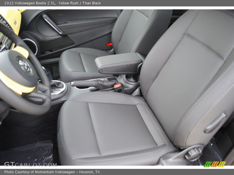 Yellow Rush / Titan Black 2013 Volkswagen Beetle 2.5L