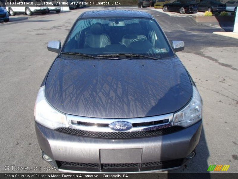 Sterling Grey Metallic / Charcoal Black 2010 Ford Focus SEL Sedan