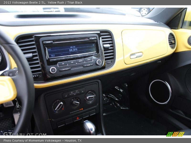 Yellow Rush / Titan Black 2013 Volkswagen Beetle 2.5L