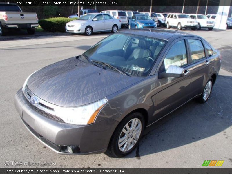 Sterling Grey Metallic / Charcoal Black 2010 Ford Focus SEL Sedan