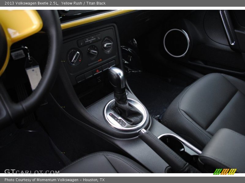 Yellow Rush / Titan Black 2013 Volkswagen Beetle 2.5L