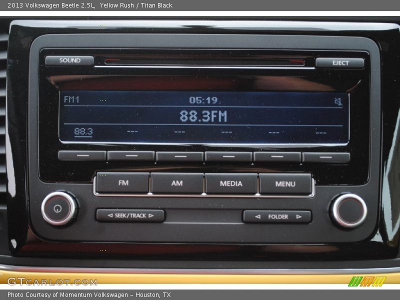 Yellow Rush / Titan Black 2013 Volkswagen Beetle 2.5L