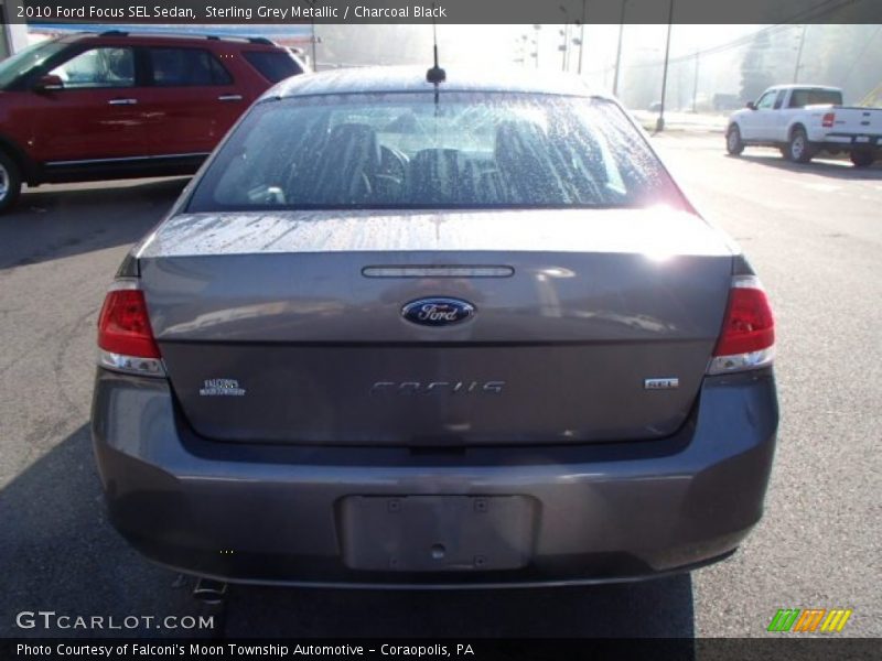 Sterling Grey Metallic / Charcoal Black 2010 Ford Focus SEL Sedan
